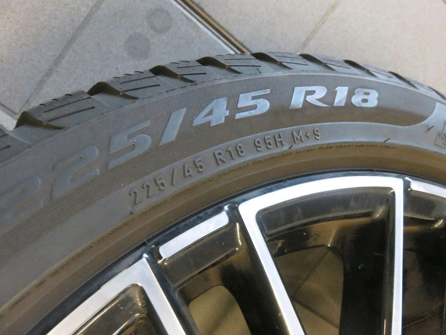 Original Mercedes C-Class W206 S206 Alloy Wheels Winter Tires 225 45 R18 Inch 6mm