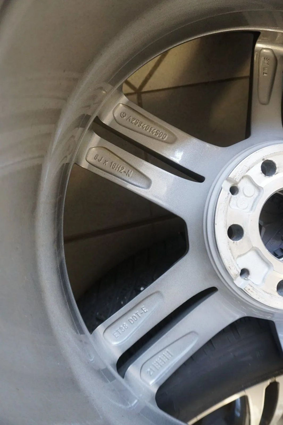 Original Mercedes GLC X253 Alloy Wheels Winter Tires 235 60 R18 Inch