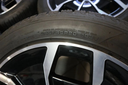 Jantes alliage aéro Porsche Taycan 20 pouces d'origine pneus hiver roues hiver 7mm 2023