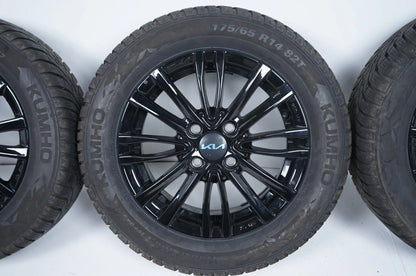 KIA inconnu roues d'hiver pneus d'hiver 175 65 14 pouces 4 trous