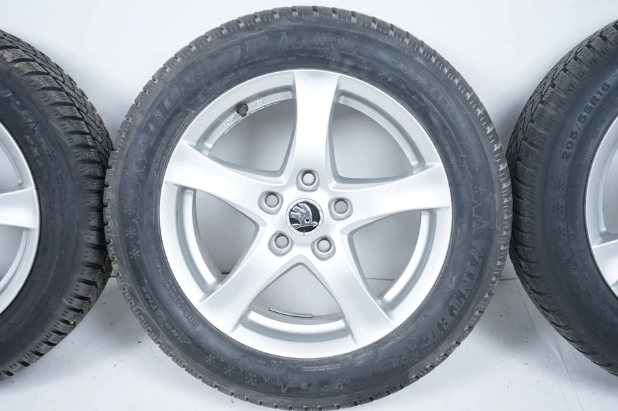 Audi VW Seat Winter Wheels Winter Tires 205 55 16 Inch 8mm