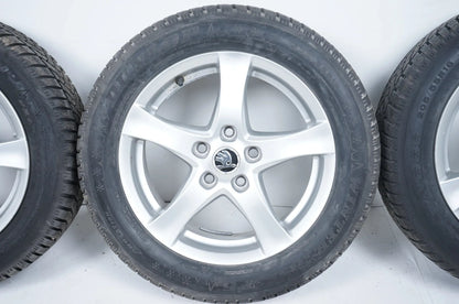 Audi VW Seat Allwetterräder mit neuen Allwetterreifen 205 55 16 Zoll