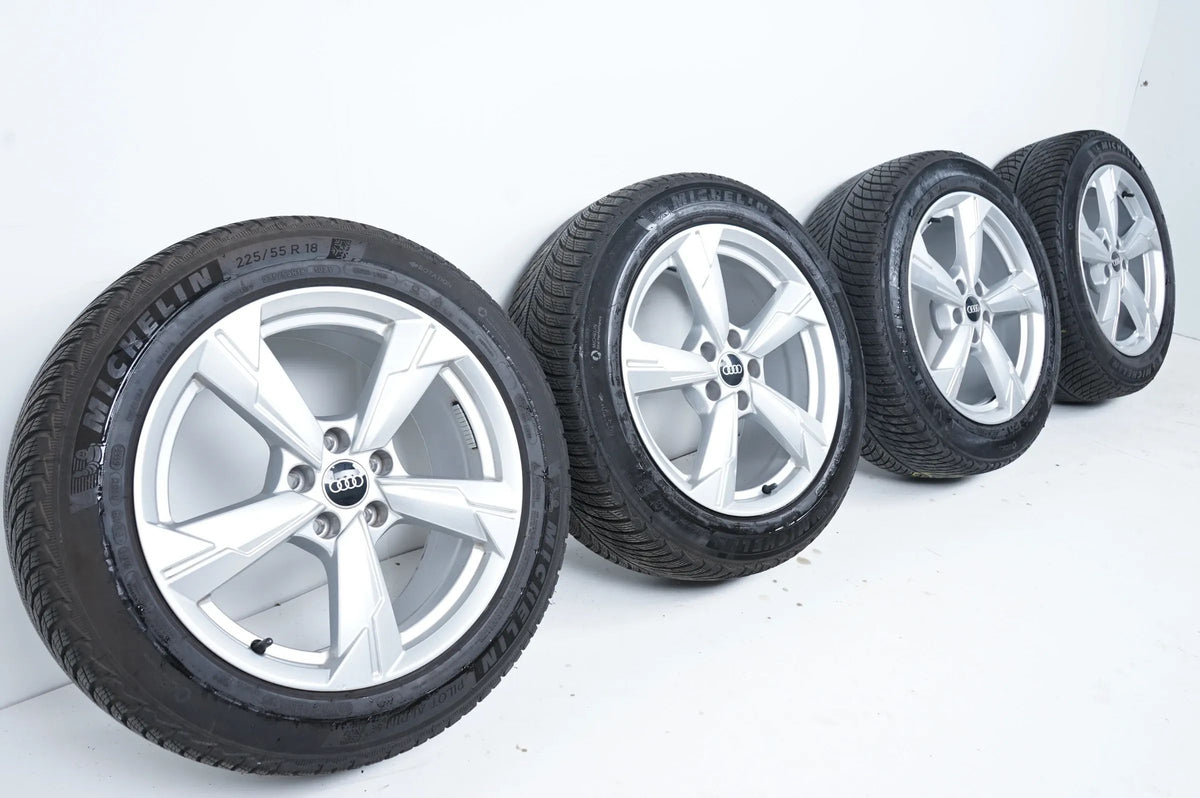 Audi A6 4K C8 Winterräder Winterreifen 225 55 18 Zoll 6mm 4K0601025D Detailansicht 2