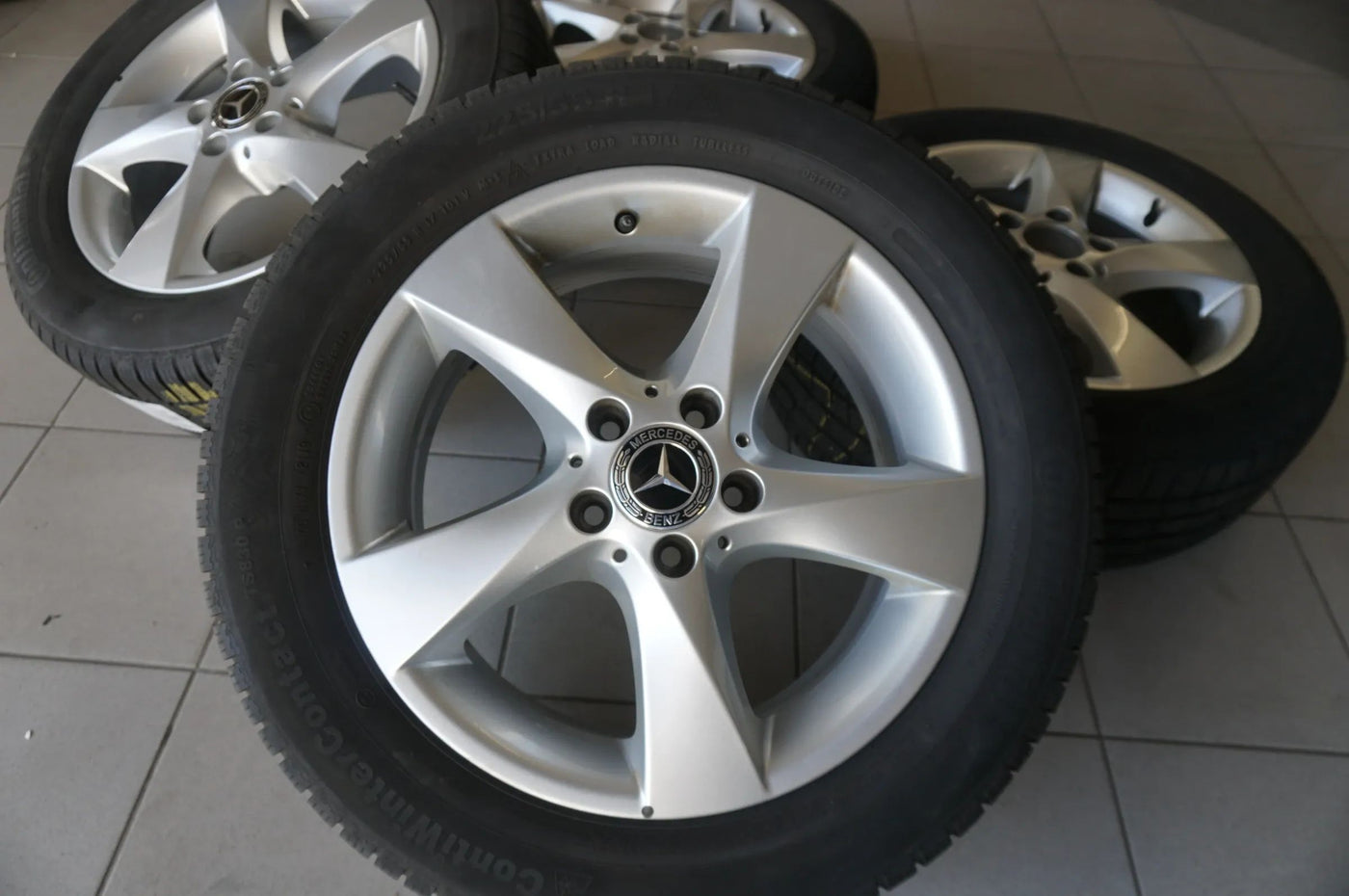 Original Mercedes V-Class W447 Alloy Wheels TOP Winter Wheels Winter Tires 2023 7mm