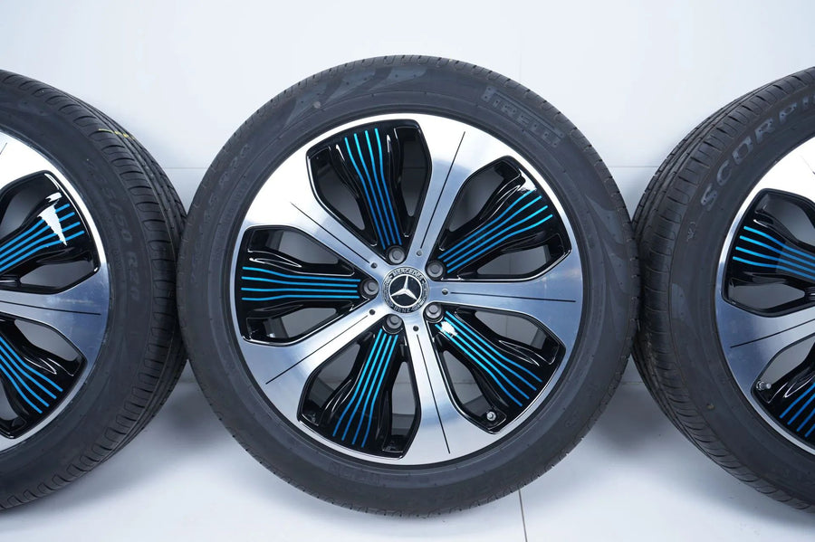 Original Mercedes EQC N293 20 Inch Alloy Wheels Summer Tires 235 50 255 45 R20 8mm