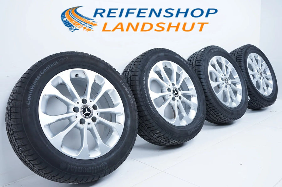 Pneus/jantes hiver Mercedes GLA W156 X156 215/60/17 pouces