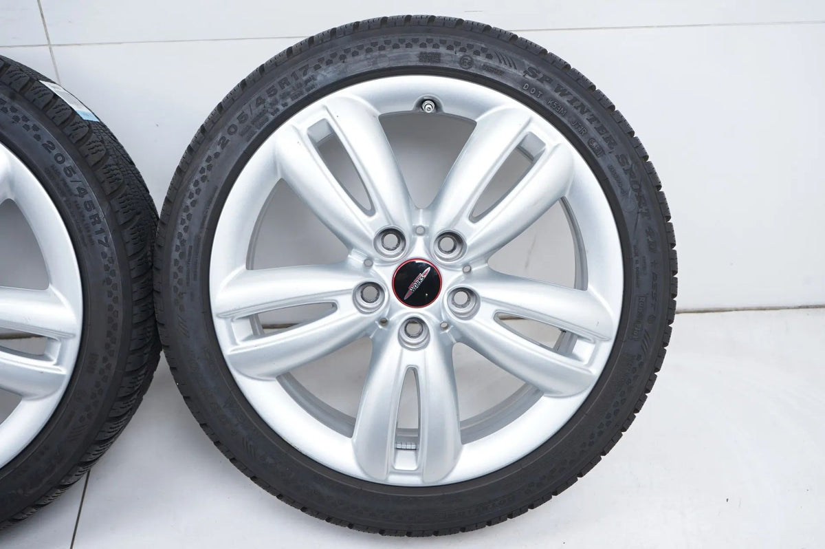 MINI F55 F56 F57 JCW Winter Wheels Winter Tires 205 45 17 inch Detailansicht 16