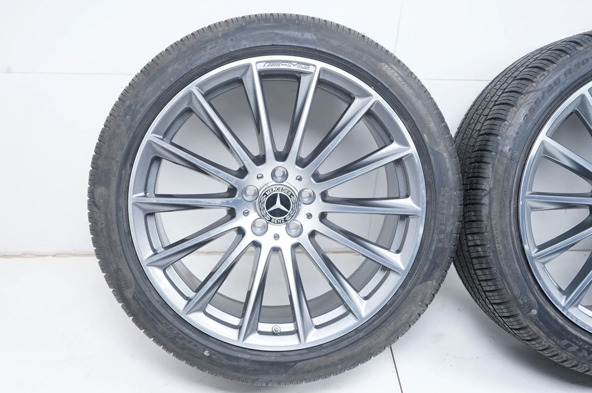 Mercedes S-Class W223 all-weather tires AMG summer wheels 20 inch Detail view 3
