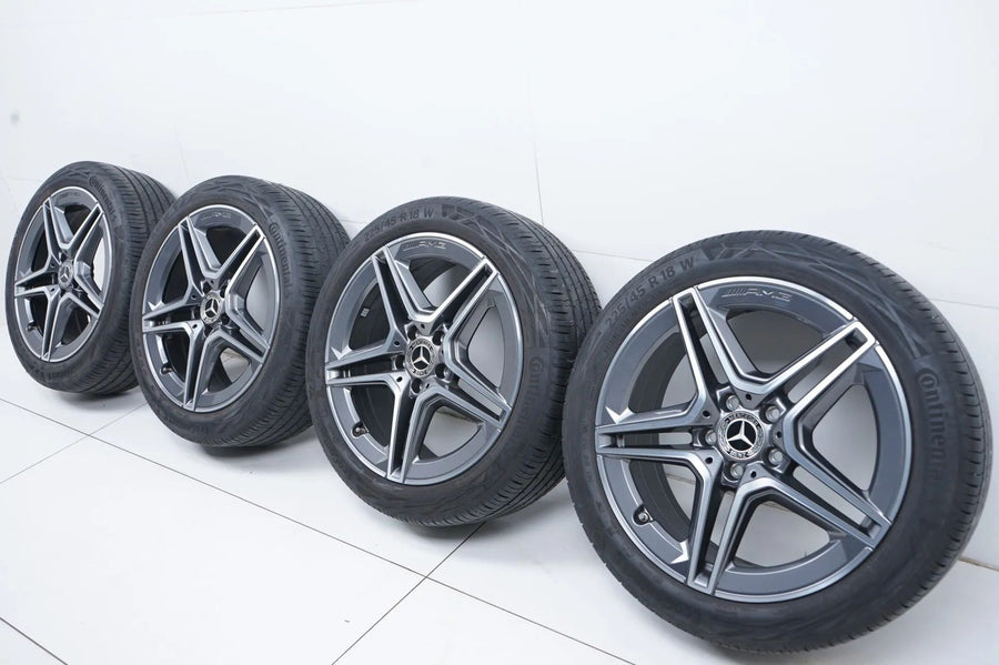 Mercedes A-Class W177 CLA C118 TOP 18-inch AMG Alloy Wheels Summer Tires 225 45 R18