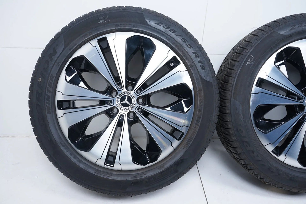 Original Mercedes EQC N293 TOP 19 inch alloy wheels winter tires winter wheels 7mm Detailansicht 3