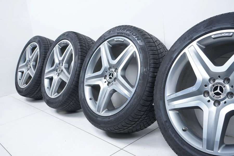 Mercedes ML GLE W166 20 Inch AMG Alloy Wheels Winter Tires Winter Wheels 265 45 R20