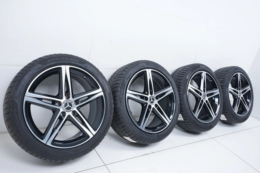Mercedes AB Class W177 winter wheels, winter tires 225 45 18 inch