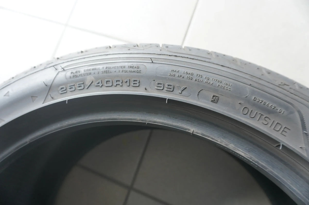 1 X 255 40 R18 99Y Sommerreifen Goodyear Eagle F1 Asymmetric 3 * RSC 2023 6mm Detailansicht 3