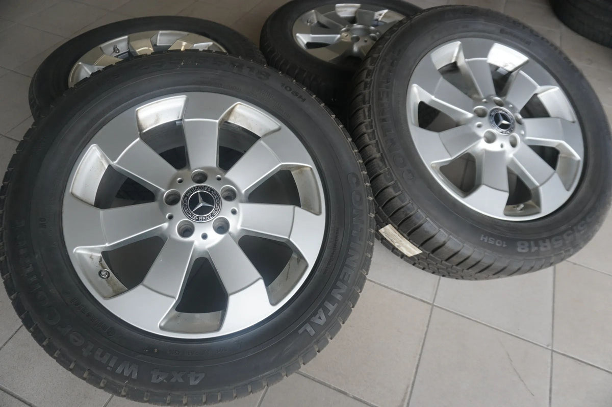 D’origine Mercedes ML GLE W166 Jantes en alliage Roues hiver Pneus hiver 255 55 R18 6mm