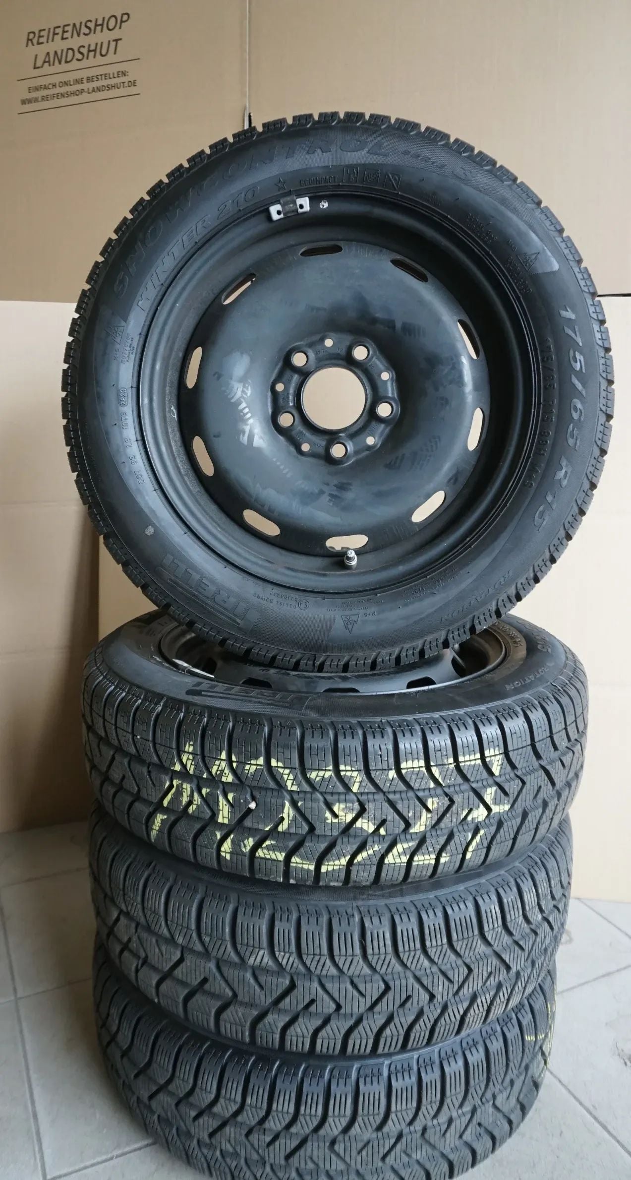 Original Mini Cooper one F55 F56 Winterräder Winterreifen 175 65 R15 2023 8mm