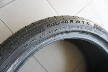 1 X 245 40 R19 98Y Summer Tire Continental ContiSportContact 5 * MO 2018 7mm