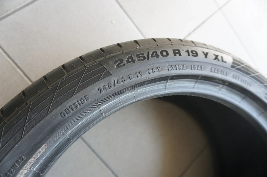 1 X 245 40 R19 98Y Summer Tire Continental ContiSportContact 5 * MO 2018 7mm