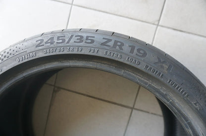 1 X 245 35 ZR19 R19 93Y Summer Tire Continental SportContact 6 MO1 2023 6.5mm