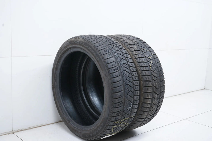 2 x Pirelli winter tires 225 45 18 inch DOT19/17 approx. 3-5 mm tread depth