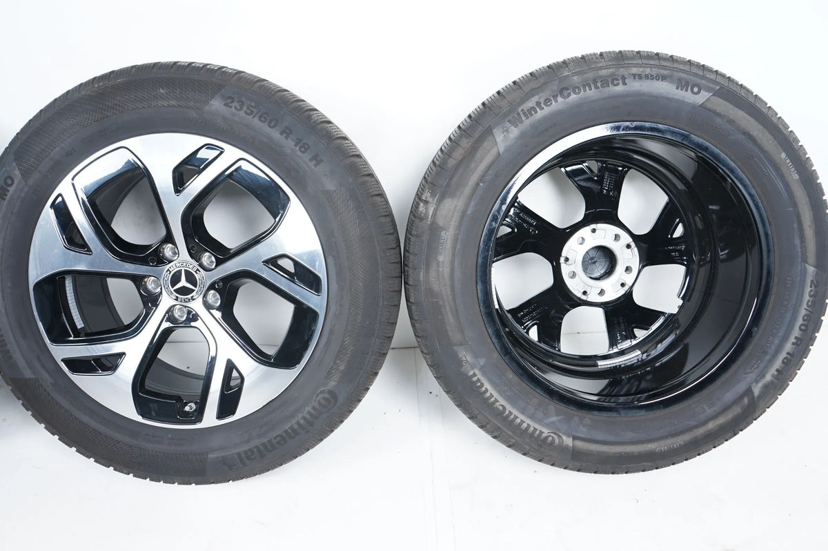 Original Mercedes GLC X254 alufælge TOP vinterhjul vinterdæk 235 60 R18 7mm Detaljevisning 14