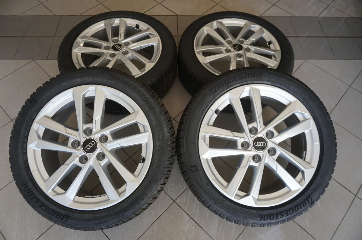 Original Audi A3 8Y alufælge vinterhjul vinterdæk 205 50 R17 93H 2024 8mm Detaljevisning 2