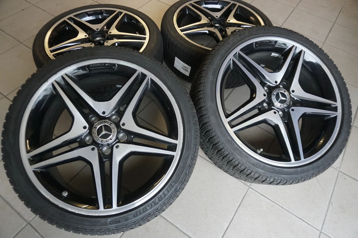 Mercedes A-Klasse W176 B-Klasse W246 CLA C117 18 Zoll AMG Alufelgen Winterreifen