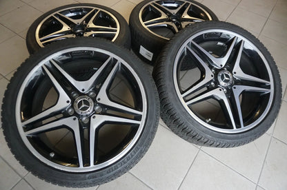 Mercedes A-Klasse W176 B-Klasse W246 CLA C117 18 Zoll AMG Alufelgen Winterreifen