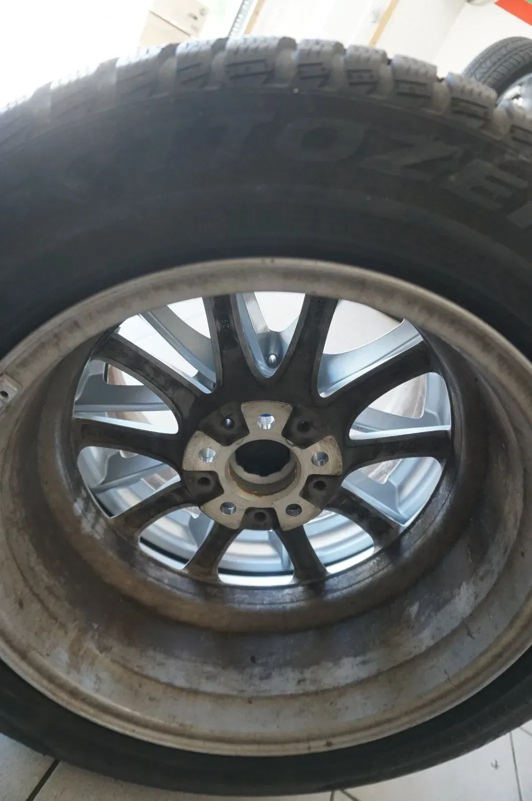 Original BMW 5er G30 G31 Alufelgen Winterräder Winterreifen RFT 225 55 R17 7mm Detailansicht 7