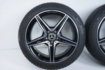 Jantes et pneus hiver Mercedes C43 AMG W205 225 45 18 pouces