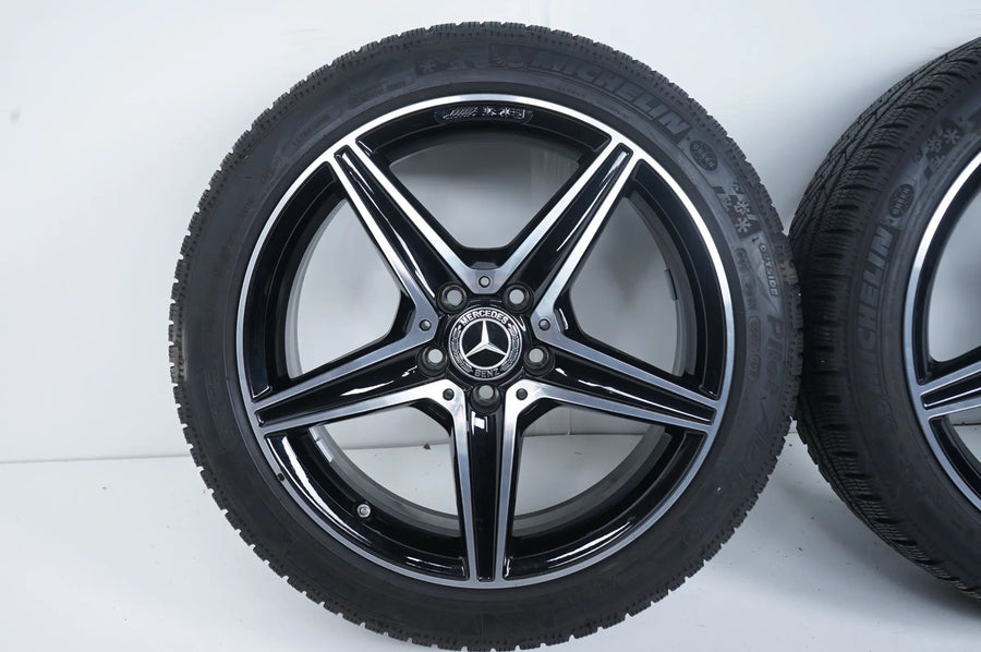 Jantes et pneus hiver Mercedes C43 AMG W205 225 45 18 pouces
