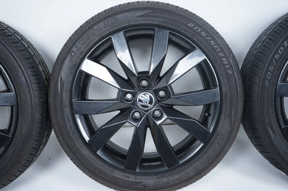 Skoda Octavia 5E Jantes complètes été Pneus été 205 50 17 pouces