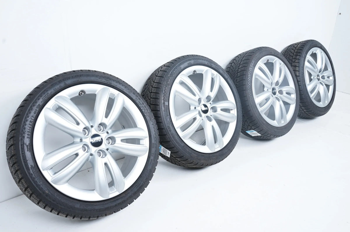 MINI F55 F56 F57 JCW Winter Wheels Winter Tires 205 45 17 Inch 7mm Detail view 2