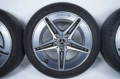 Mercedes C Class W206 summer tires, summer wheels AMG 18 inch