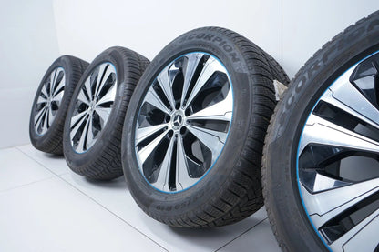Original Mercedes EQC N293 19 inch alloy wheels winter tires 235 55 255 50 R19 7mm