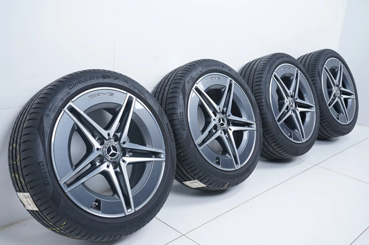 Mercedes C-Class W206 summer tires, summer wheels AMG 18 inch Detailansicht 2