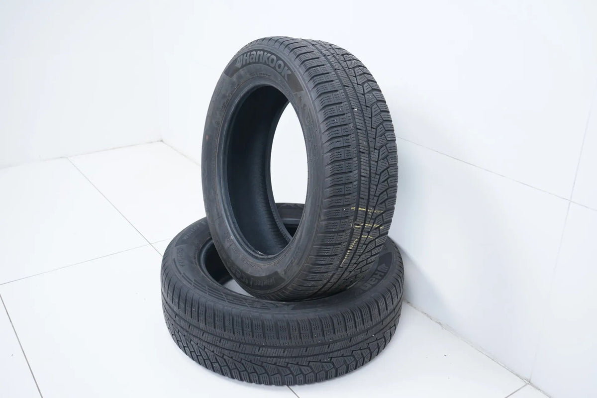 2 pneus d'hiver Hankook 215/60/17 pouces DOT19, profondeur de sculpture d'environ 3,5 mm Vue détaillée 5