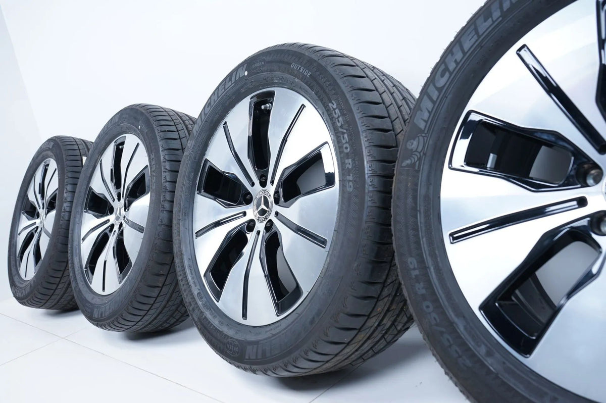 Original Mercedes EQC TOP 19 inch alloy wheels summer tires 235 55 255 50 R19 7mm Detailansicht 8