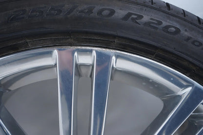 Cerchi in lega cromati originali Mercedes Classe S W223 V223 pneumatici estivi 255 40 R20 7 mm