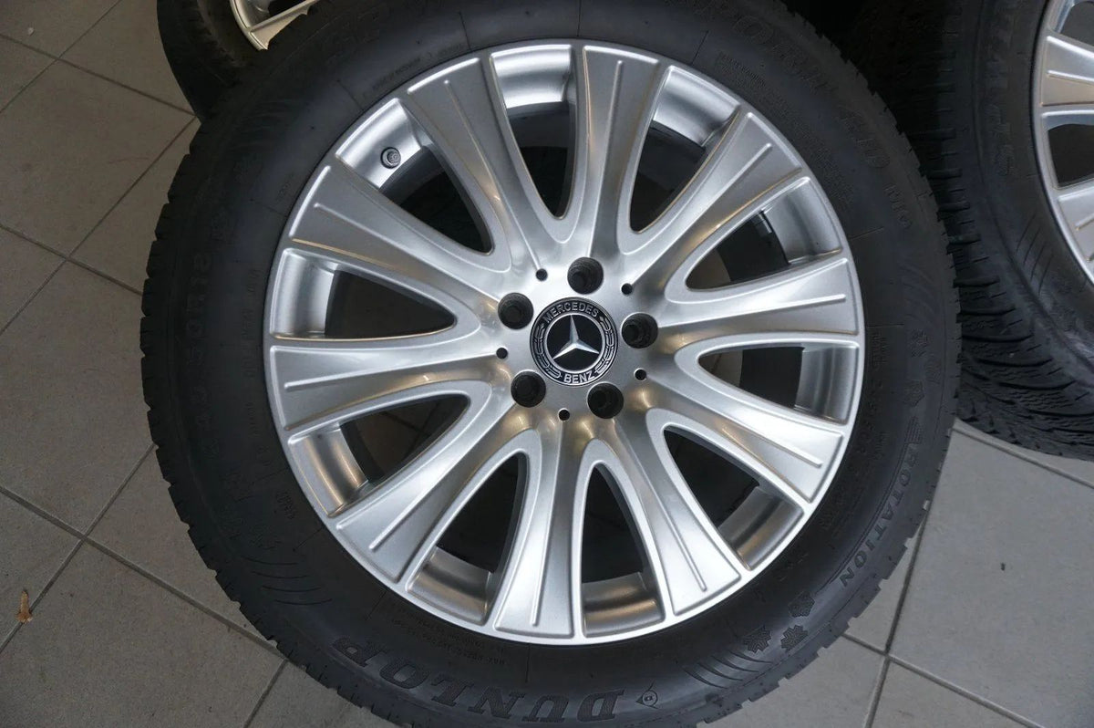 Original Mercedes S-Klasse W222 Alufelgen Winterräder Winterreifen 245 50 R18 Detailansicht 2