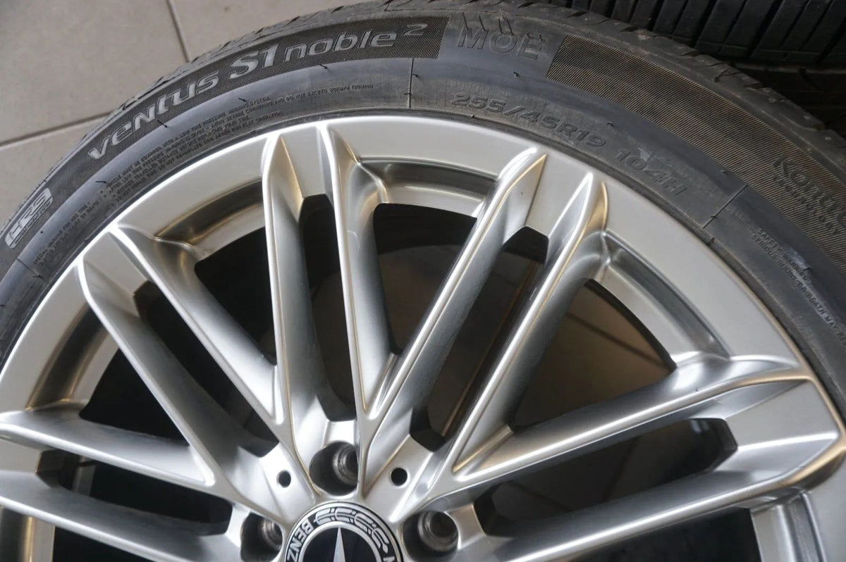 Original Mercedes S-Class W223 V223 Alloy Wheels Summer Tires 255 45 R19 Inch 8mm Detailansicht 6