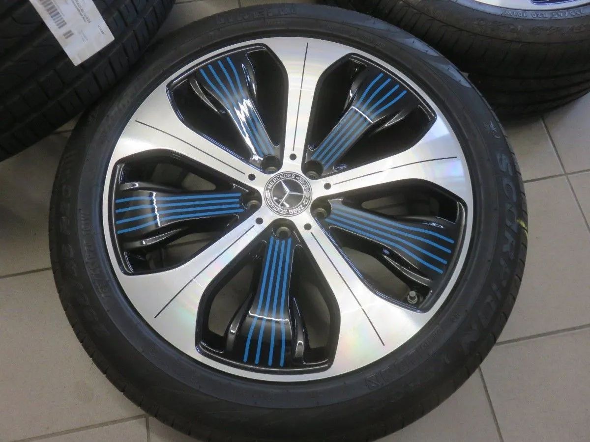 Jantes alliage d'origine Mercedes EQC N293 C293 20 pouces pneus été 8mm Detailansicht 9