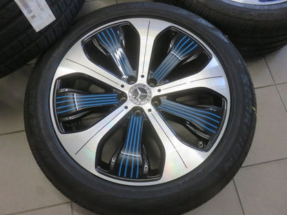 Jantes alliage d'origine Mercedes EQC N293 C293 20 pouces pneus été 8mm