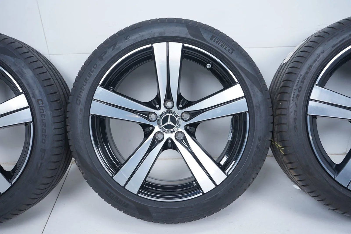 Original Mercedes C-Class W206 S206 18 Inch Alloy Wheels Summer Tires Summer Wheels Detail view 2