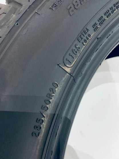 1 X 285 50 R20 116S Offroad Sommerreifen Cooper Zeon CTZ 2016 7mm