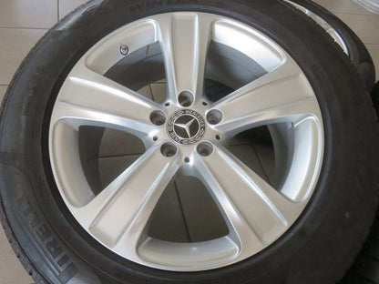 Jantes alu 18 pouces avec pneus hiver 6mm pour Mercedes GLC X253 C253 d'origine