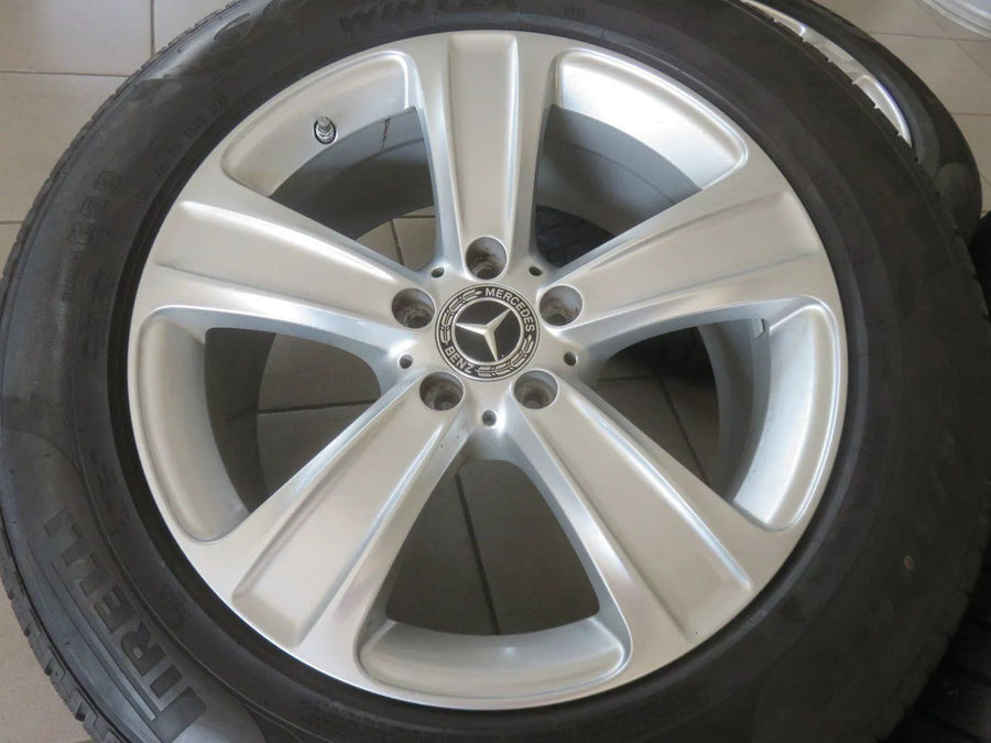 Jantes alu 18 pouces avec pneus hiver 6mm pour Mercedes GLC X253 C253 d'origine