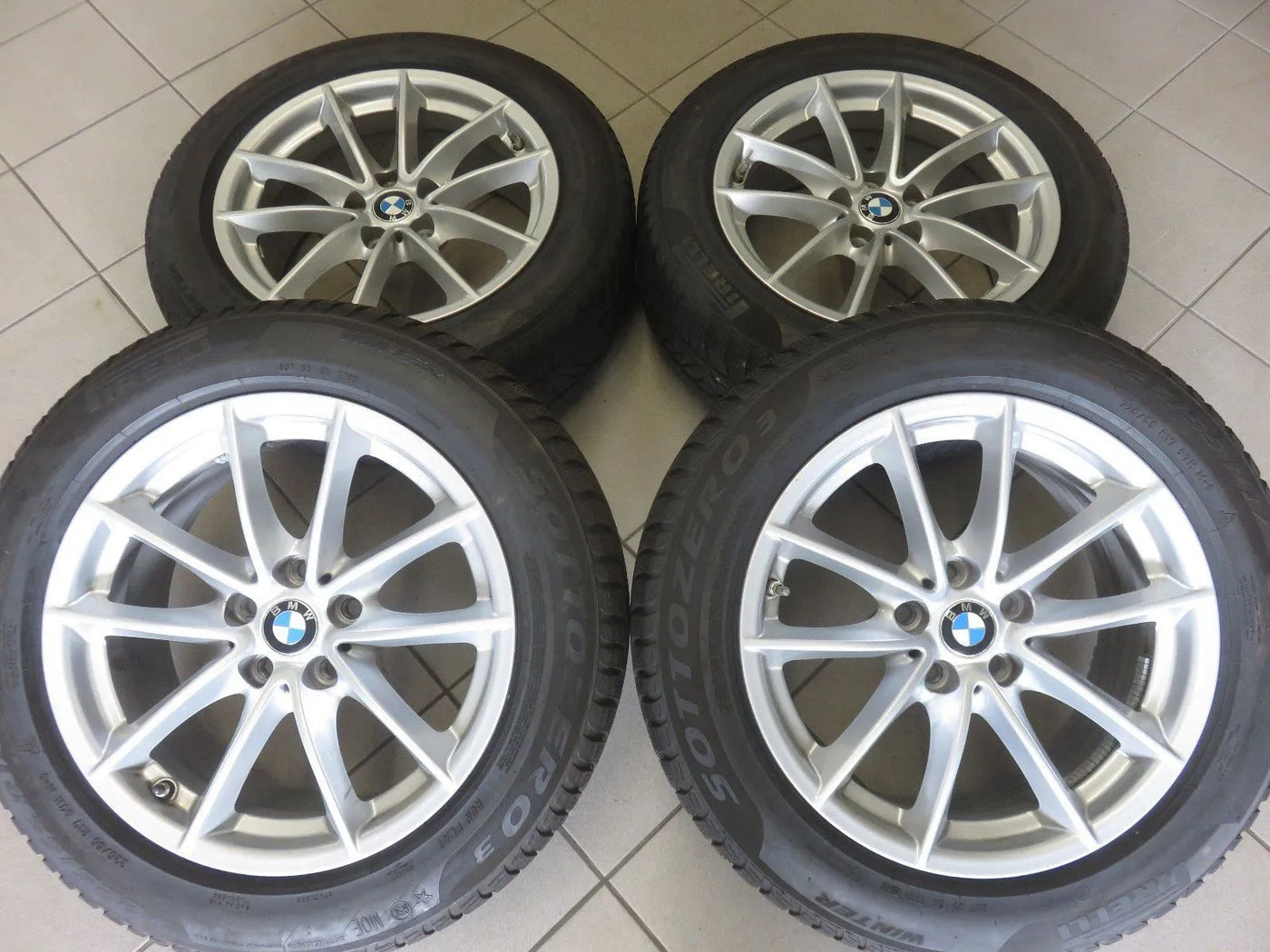 Jantes alu d'origine BMW Série 5 G30 G31 Roues hiver Pneus hiver RSC 225 55 R17 7mm