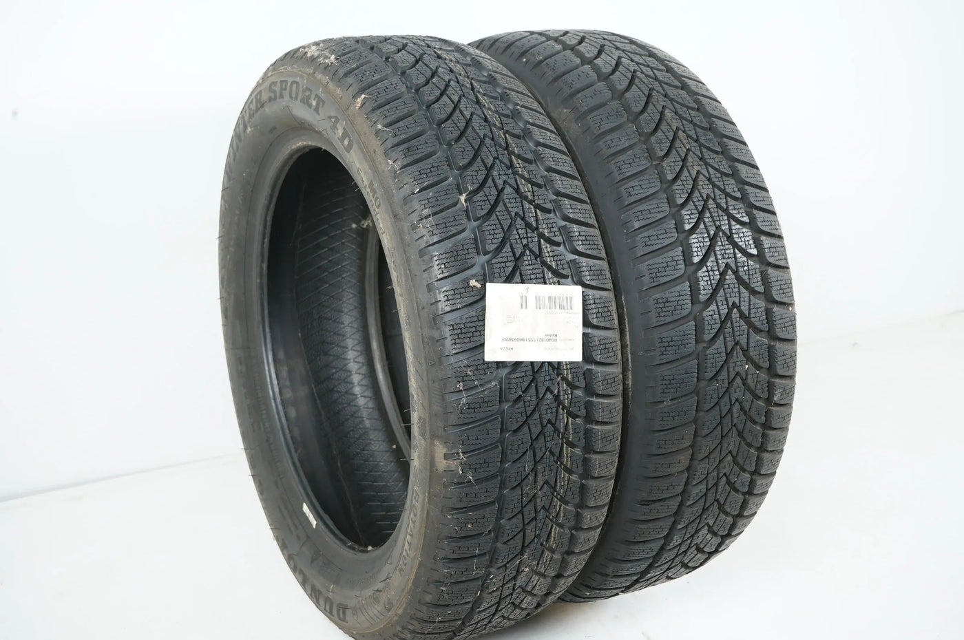 2x Winterreifen Dunlop 4D 215 55 18 Zoll DOT19 ca.8mm MOE RFT