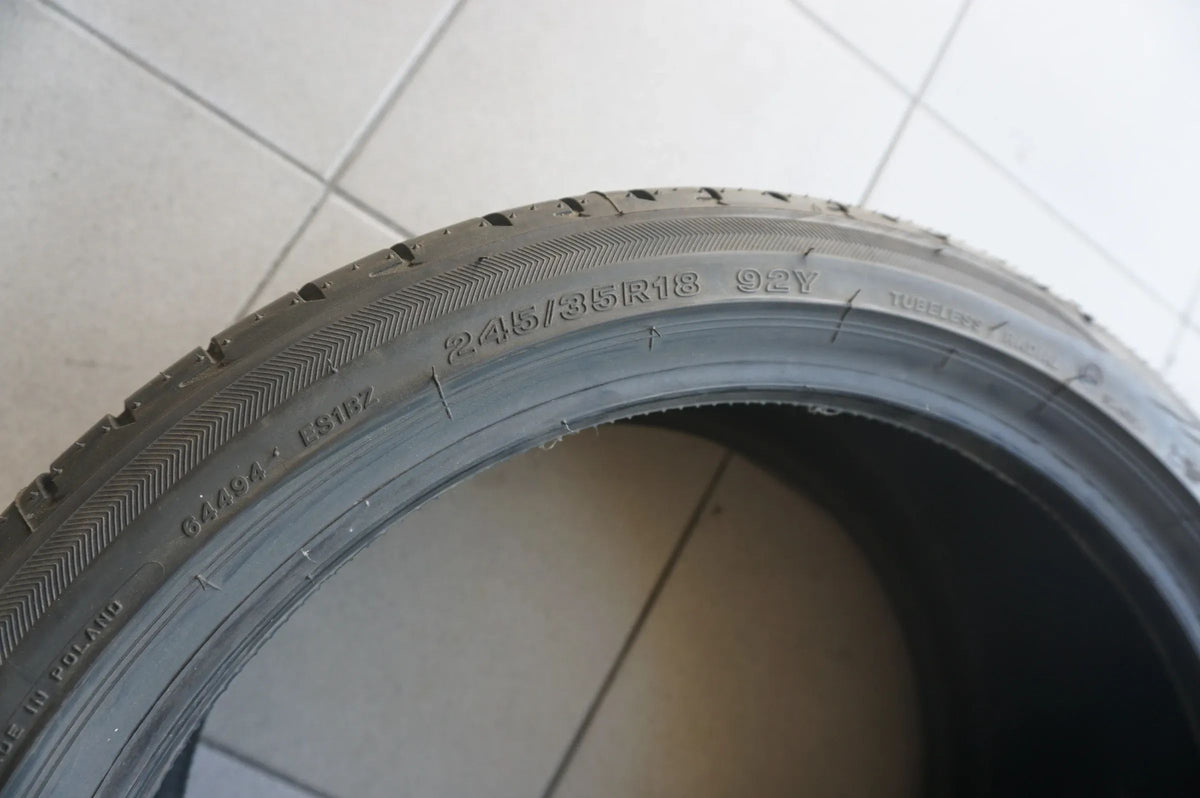 1 X 245 35 R18 92Y Sommerreifen Bridgestone Potenza S001 MO 2020 7mm Detailansicht 3