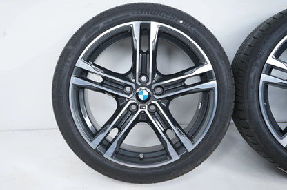 Ruote estive BMW Serie 1 Serie 2 F40 F44, pneumatici estivi, cerchi in lega da 18 pollici 819M 8092352